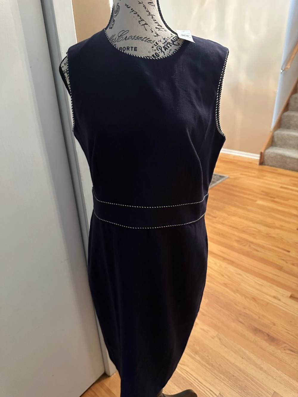 Ann Taylor Dark Navy Sheath Dress